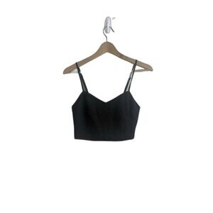 House of Harlow 1960 Black Crop Tank Size M Bustier Corset Top Revolve
